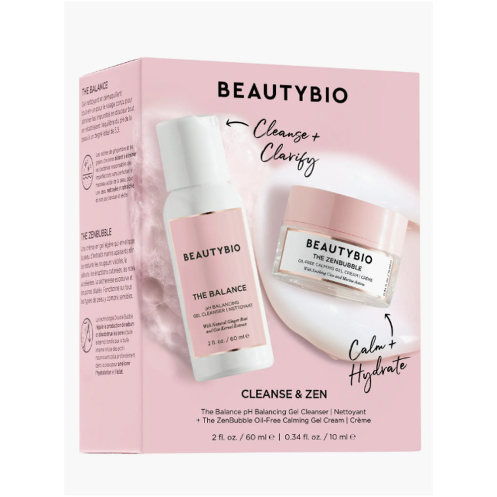 Beautybio Cleanse & Zen Face Cleanser‎ & Gel Cream Set
